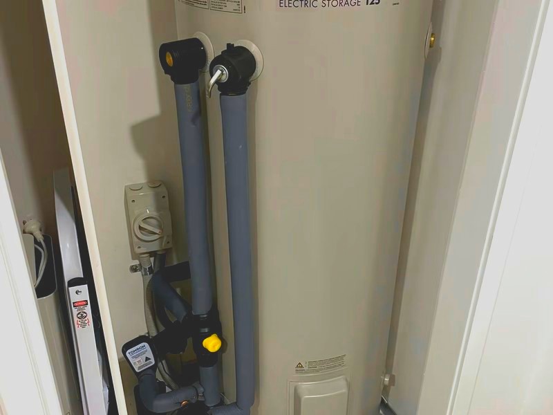 New hot water system installed